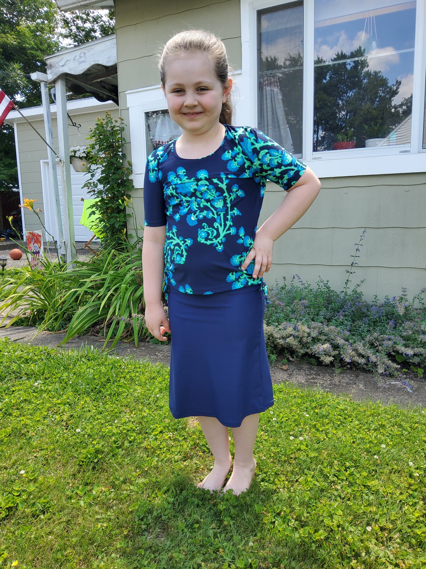 Sunny Swim Set- Girls size 12