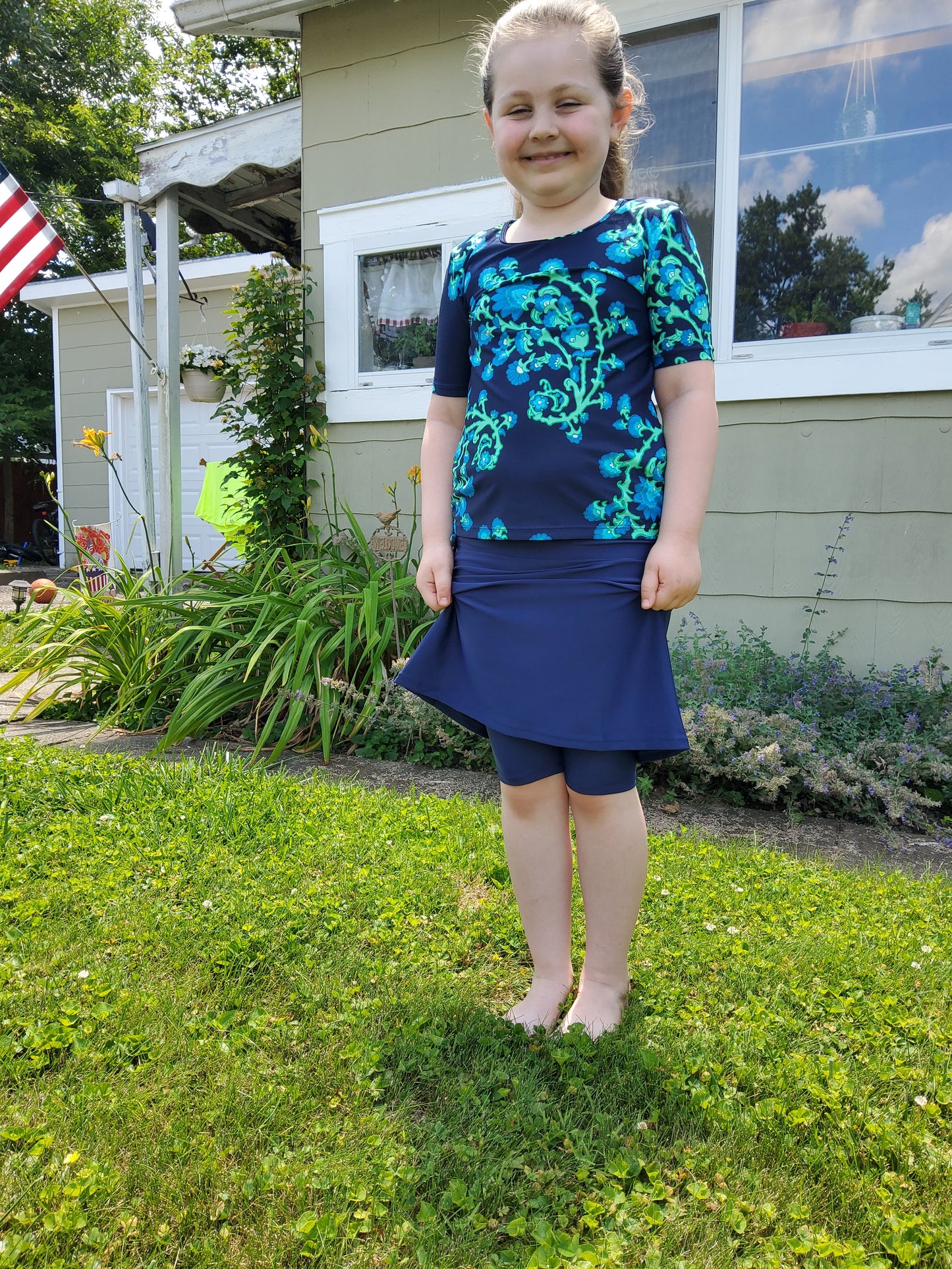 Sunny Swim Set- Girls size 12