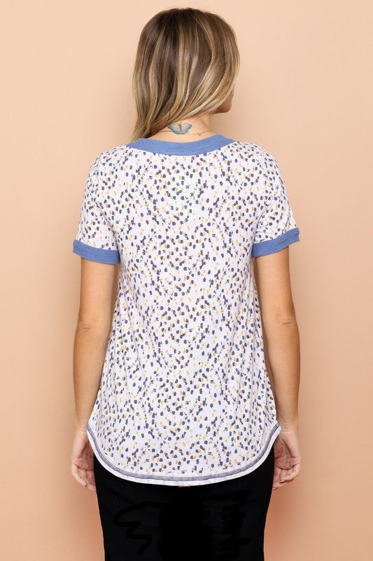 The Watercolor Top - Ivory