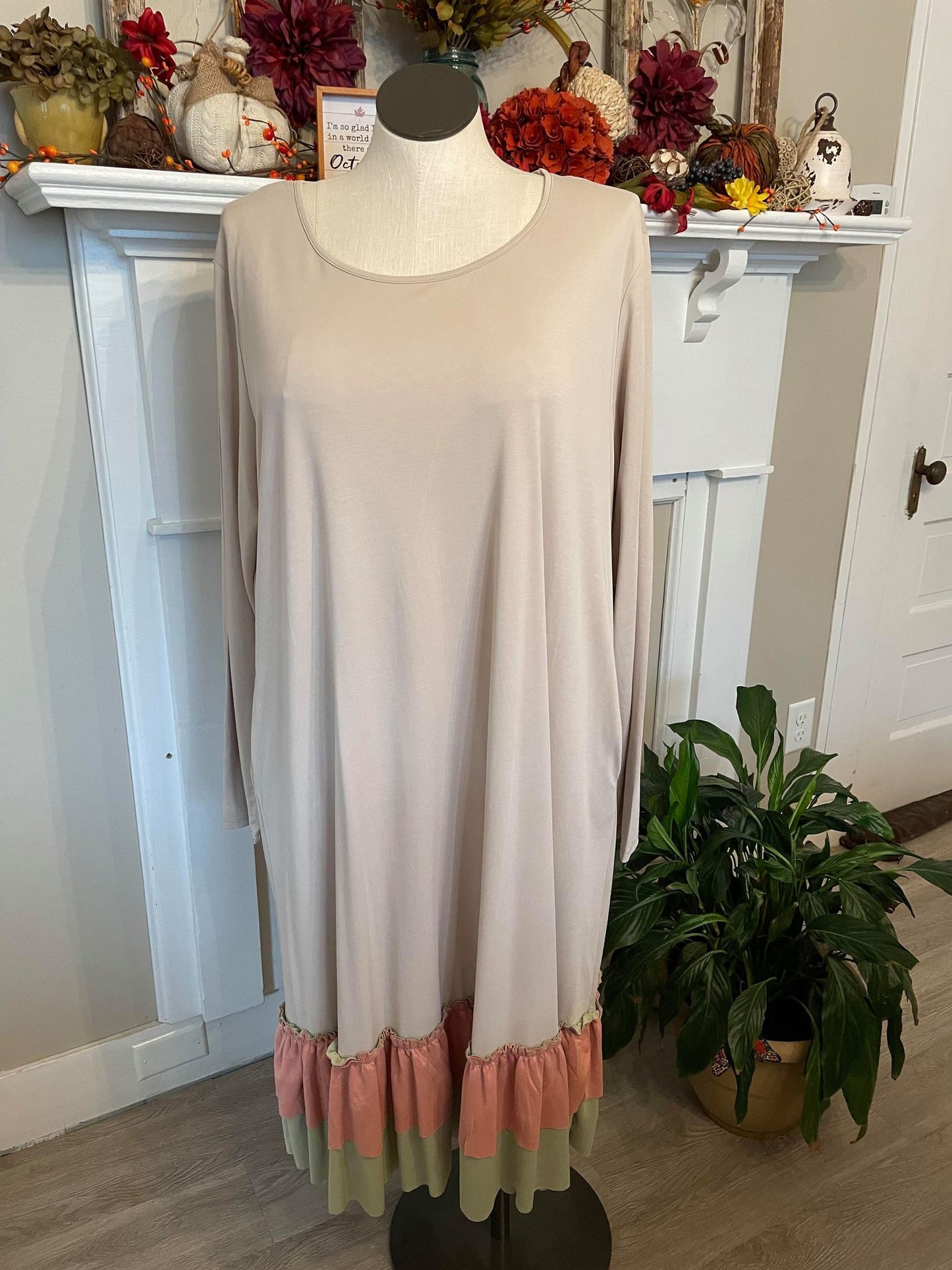The Katrina Dress (Taupe)