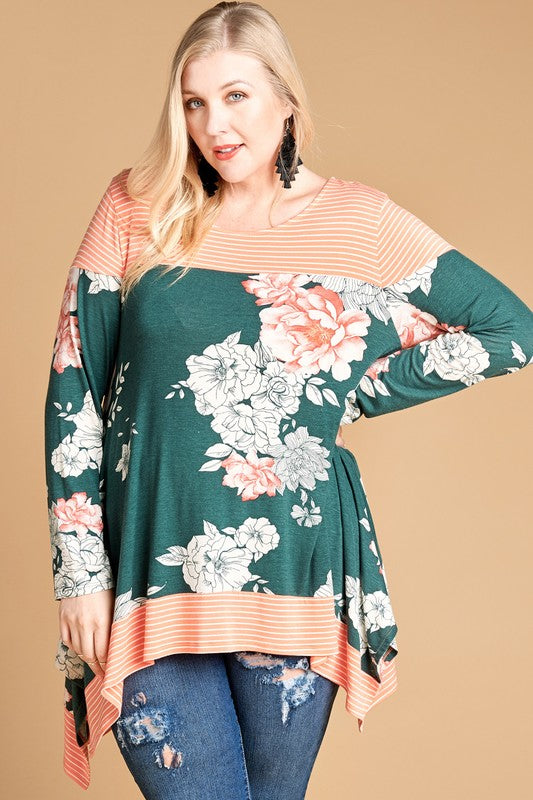 Sweet Peony Tunic