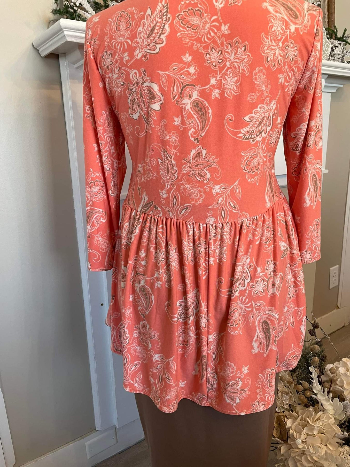 The French Coral Top